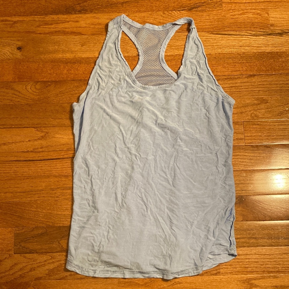 PINK Victoria's Secret Sky Blue Racerback Tank